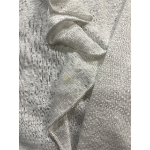 100% Polyester Long Sleeve Ruffled Bebe Women's White Blouse XL - Picture 3 of 4